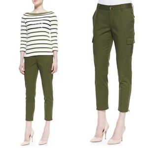 Kate Spade Skinny ankle zip cargo pants Size 2